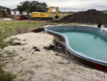 Photos by Copano Pools & Spas #3 Fiberglass Pool Installation