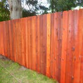 Cedar fence Rodda Oil stain