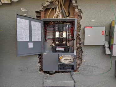 Photos by A-HOME Electric dba A-EV Installs #3 Panel upgrades are an involved 3-4 week process involving your electric utility, city inspections, and s