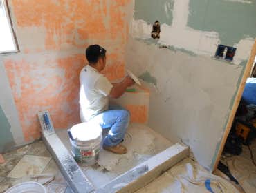 Residential Tile Master Bath Renovation