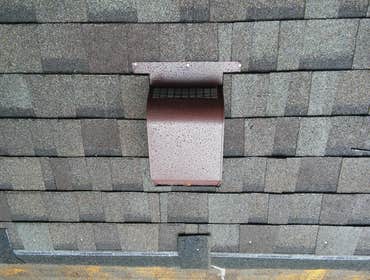 New roof w/ vents