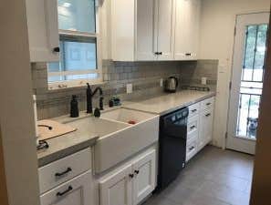 modern kitchen remodel.