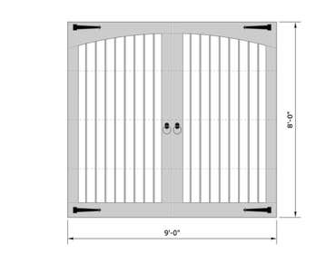 Photo(s) from Garage Tec Door Company Custom Arch Carriage Door