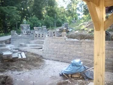 Retaining Wall in Teay's Valley, WV