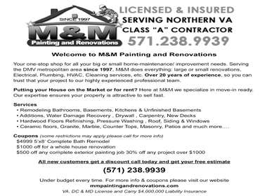 M&M Painting's Coupons