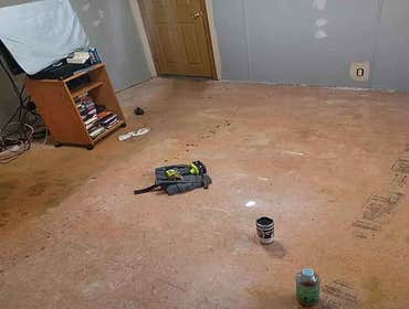 Bedroom flooring This was a quick little project. A repeat customer asked us to install vinyl flooring in her bedroom and we were more than happy to he