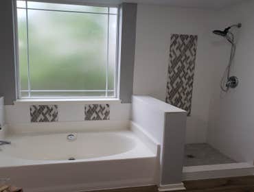 Designer tile for shower & Tub