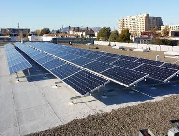 Photos from Ally Electric and Solar, Inc. 24 KW COMMERCIAL ROOFTOP SOLAR WORLD SOLAR SYSTEM INSTALLATION.