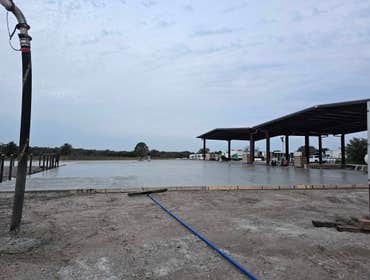 Commercial Concrete Yard Installation
