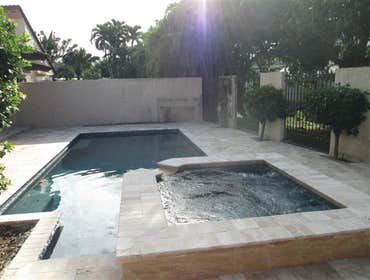 Rectangular pool & spa