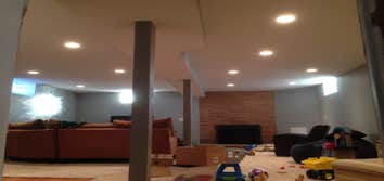 Finished basement remodel