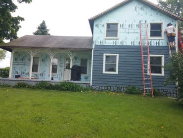 Hubble - Full Exterior Replaced all Siding, Soffit/Fascia, Windows and installed 1/2" Dow Board to aid in insulation to home. Also had blown insulation