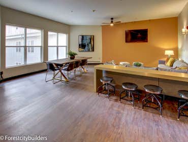 Downtown Apartment Complex Complete renovation of apartment clubhouse, we took multiple steps to ensure a more modern looking space.