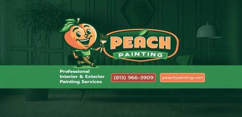 Peach Painting