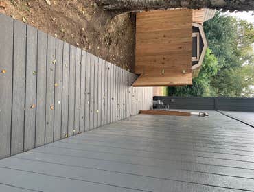 Photos by Olhausen Construction and Management, LLC #9 New front, back, and side decks.
Exterior house painting.