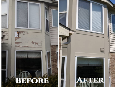 Photos by Duckett Carpentry #5 Bay window exterior trim repair/replace. Severe damage due to the rain and sun. We replaced everything with veranda and 