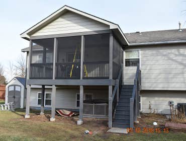 Preston Screened Composite Deck