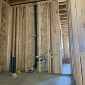 Bathroom waste/water rough in
