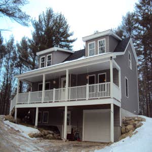 New Home * Vinyl exterior cedar impressions , Azec Trim, Azec decking, Composite railings worry free
* Cedar shake replacement, New architectural...