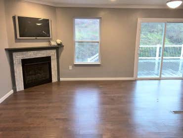 living room after remodel