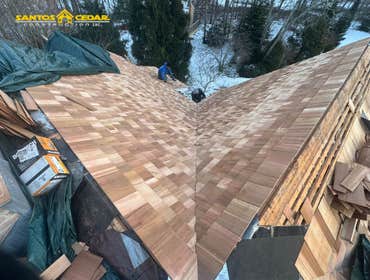 Roofing Services - Santos Cedar Contruction Inc