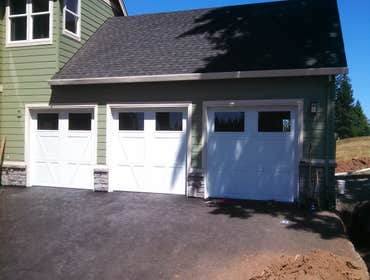 Garage doors and openers installed