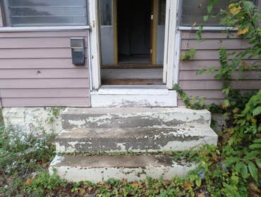 Front Steps Before