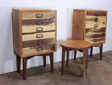 Cabinets and Side Table