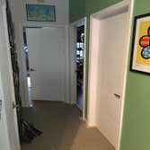 Custom doors with hidden hinges