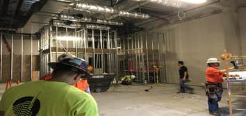 Sandro Westfield Century City Build out retail project. Framing System- Light Gauge
Drywall Installation and Finish Carpentry