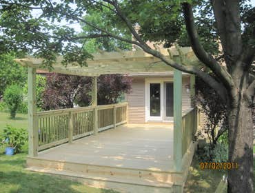 Deck & Pergola (side)