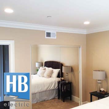 Recessed lighting in the bedro