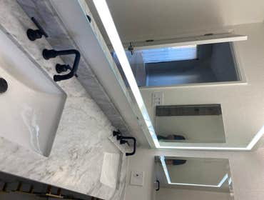 Bathroom remodel -Before and after Complete master bathroom remodel Sunnyvale CA