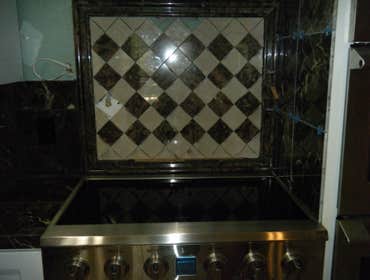 Custom Commercial Kitchen, New Port Richey, FL Kitchen remodeling with all Kenmore Stainless Commercial Appliances Side By Side Freezer/Refrigerator bu