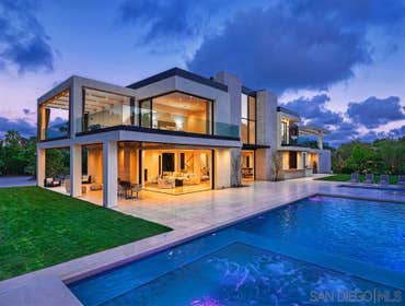 Black Gold 8 acre La Jolla Farms address with glorious natural canyon and shimmering sea views come together in a singular stroke of perfection in this