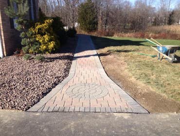 walkway with circle kit