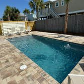 Photos by Pool Commander #1 Custom built Inground concrete pool in Mexico Beach Florida.