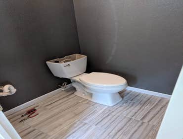 Toilet install