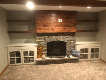 Fireplace & Media Wall