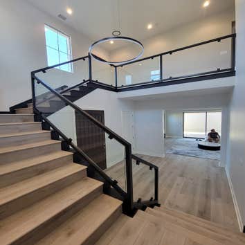 Custom Glass Staircase