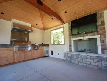 Project photos from Andrews fine cabinets and millwork oak view outdoor living at its best!!