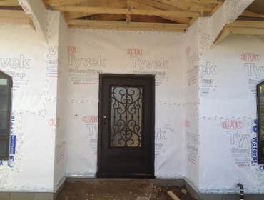 Iron front door