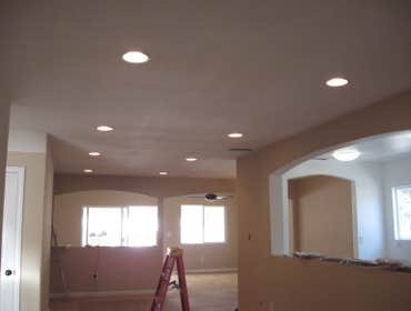 Michael Lucero Dba Electrical Design And Maintenance Project 200 amp flush mounted panel, Kitchen remodel, room addition, recessed lighting, undergroun
