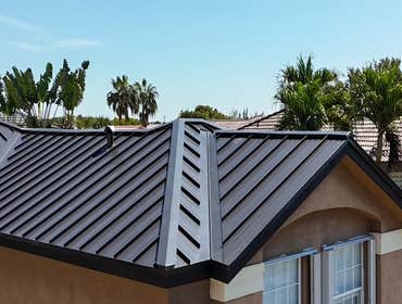 Photos by Gold Star Miami Corp #1 metal roof panels all are . 25 years warrantee