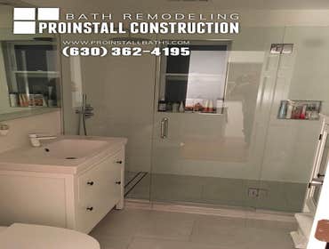 Photos by Proinstall Construction #1 Proinstall Construction located in Chicago, Elmhurst and Glen Ellyn, Illinois is full bathroom and kitchen renovat