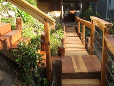 Eco Remodel Deck Reconstruction Project Aged and outdated, Eco Remodels deconstructed the original deck. Following our values, the original wood that w