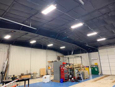 RAB Aerobay LED lighting
