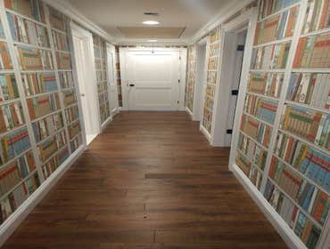 Photos by Voorhees Crane Paper Hanging #1