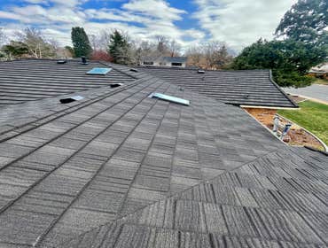 Decra Craftsman Shake in Shadow Wood Stone Coated Steel Decra Shake on a batten system. Denver 2020