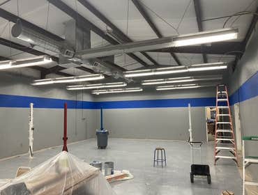 Interior Re-Paints Visalia PAL had it's gym repainted